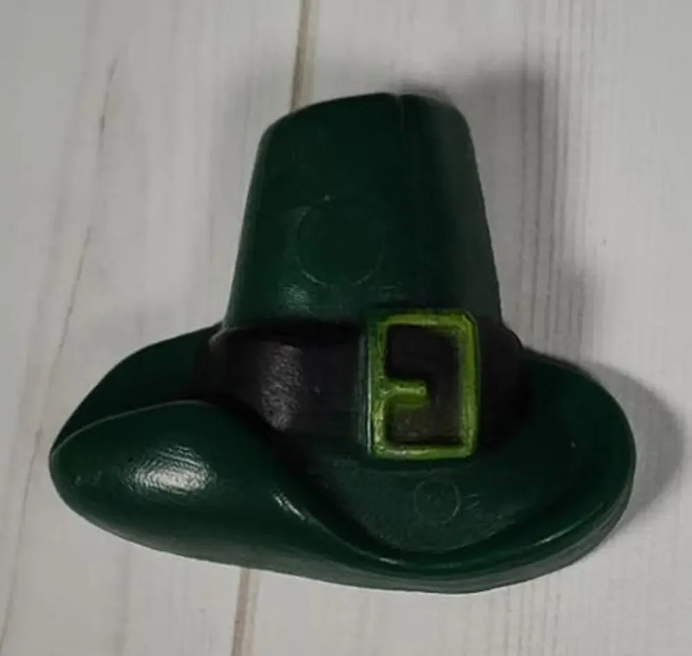 St Patrick's Day Irish Leprechaun Hat Button Pinback Badge Pin